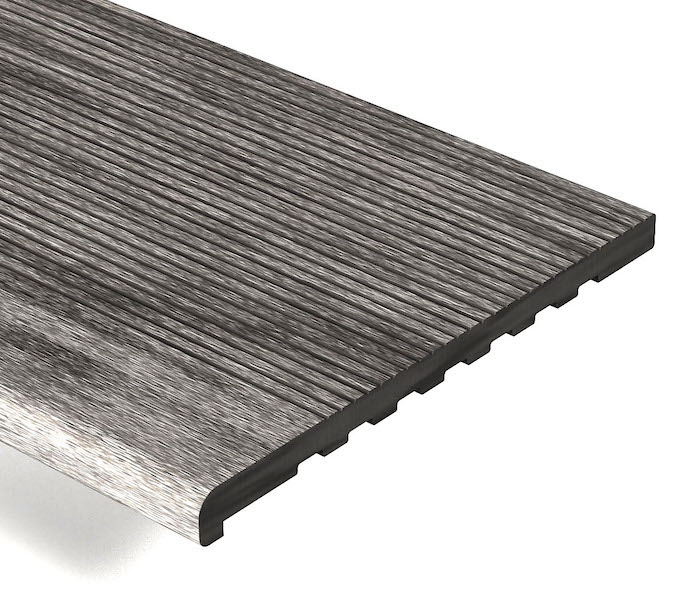 Ступень полнотелая Woodvex Colorite Сакура, 348х22х3000(4000)мм