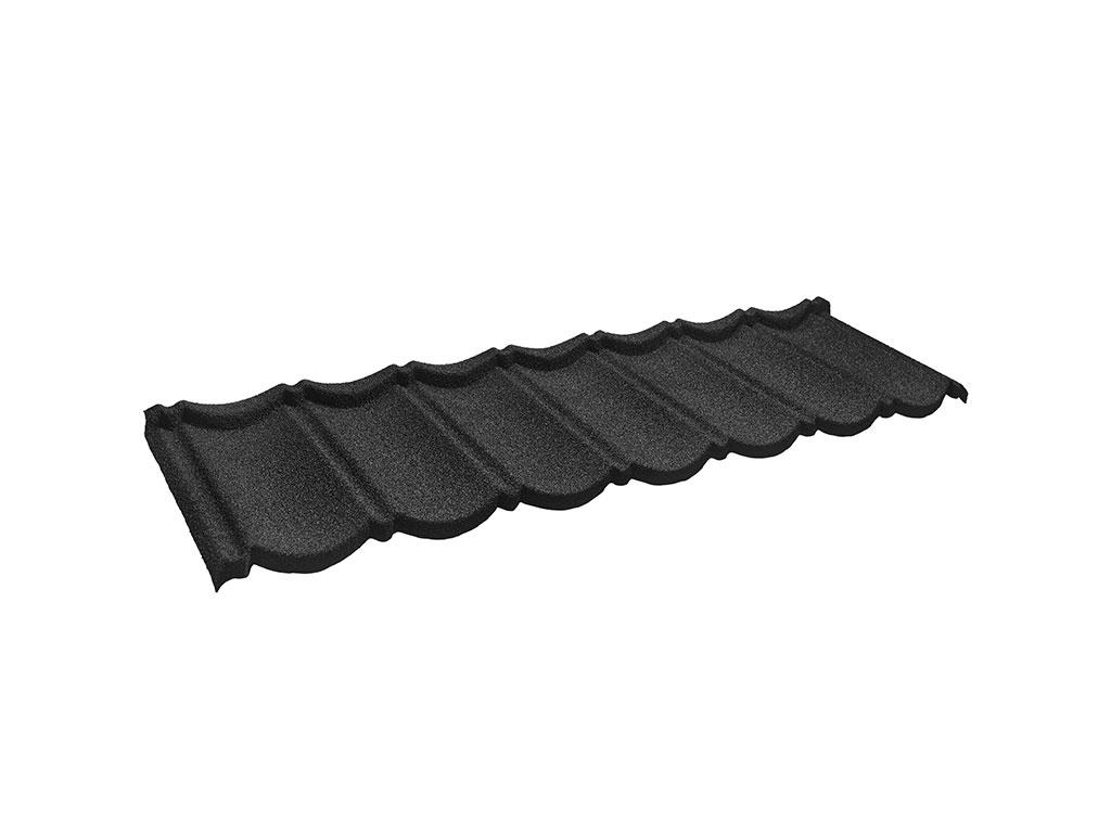 Композитная черепица CM Roof Bond Black, 1340*420 мм