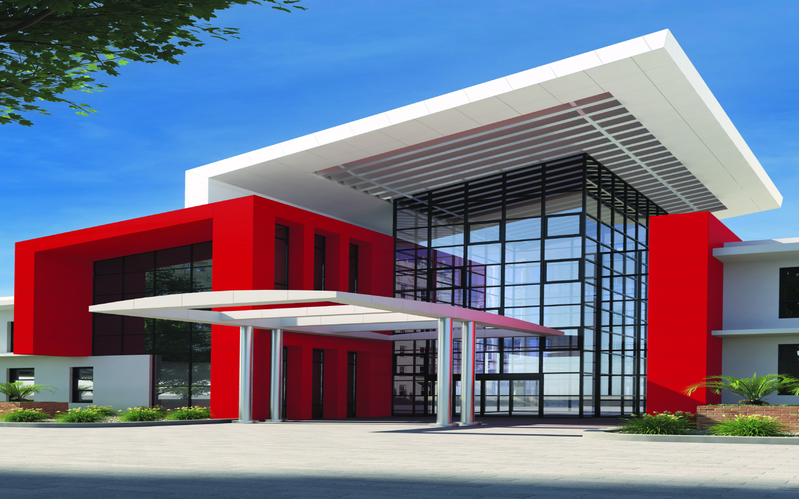 HPL-панель Greenlam Clads Vermilion Red, 3050*1300*6 мм