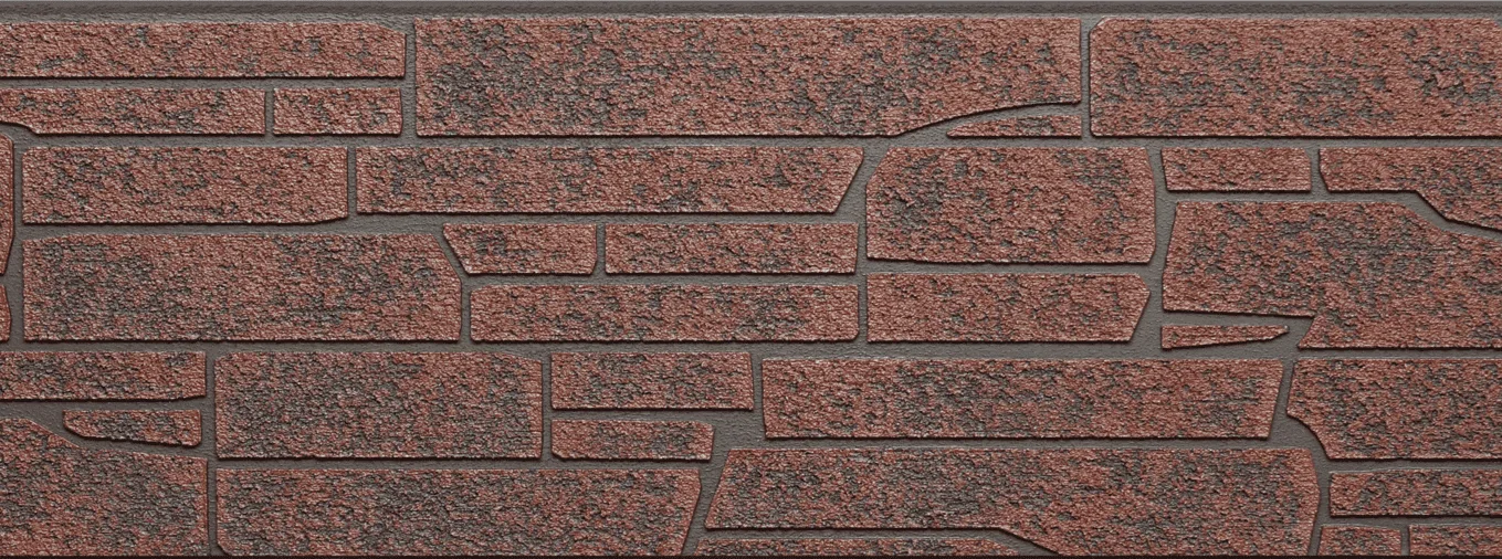 Фиброцементная панель 1480х360х15 мм, A7-8019 (Серо-коричневый)