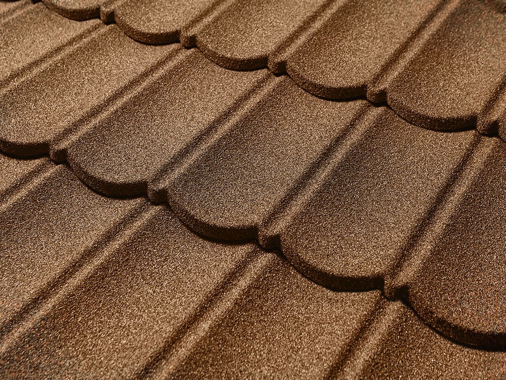 Композитная черепица CM Roof Bond Coffee, 1340*420 мм