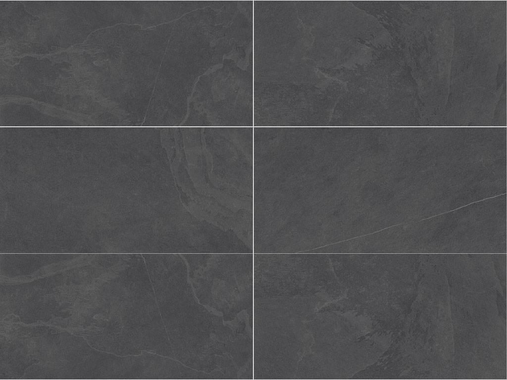 Керамогранит, террасная пластина Terraslab Overland Anthracite Base 600x1200х20мм