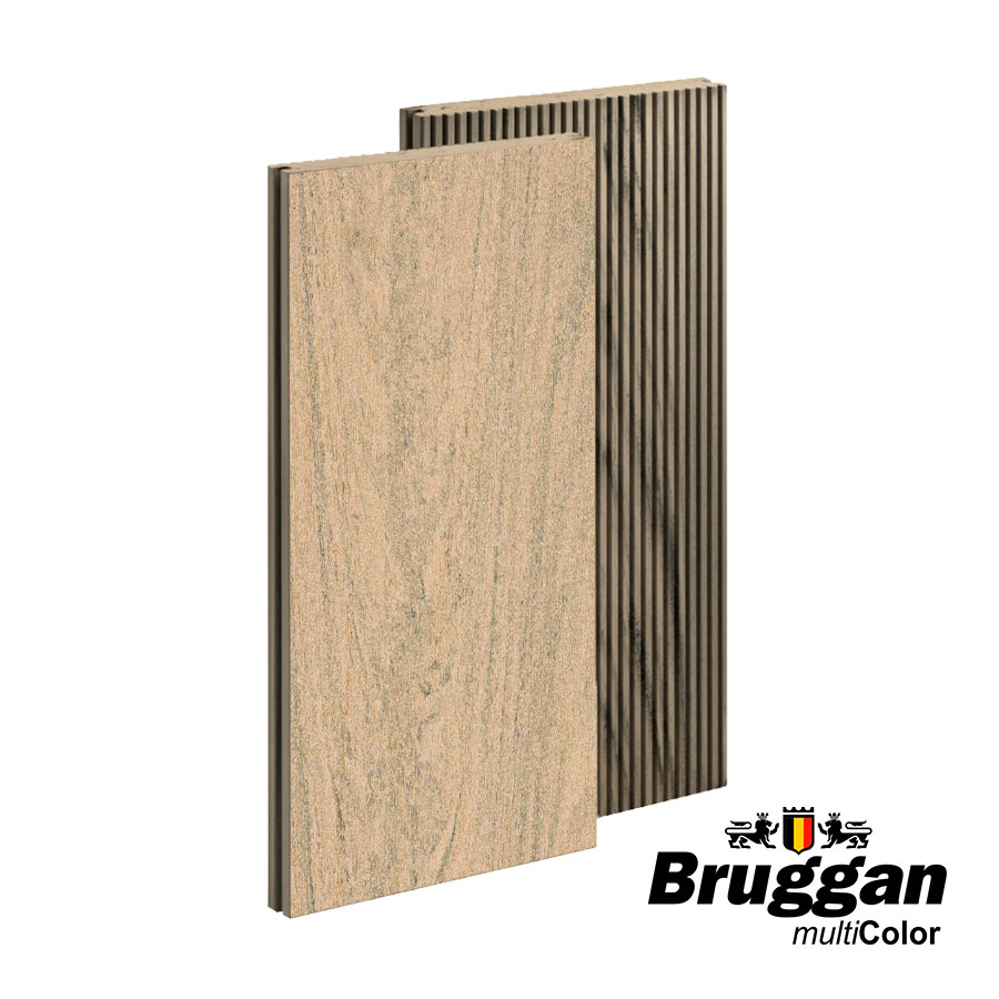 Террасная доска Bruggan Multicolor Sand 140х19x3000 мм