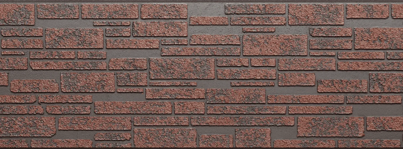 Фиброцементная панель 1480х360х15 мм, A1-8019 (Серо-коричневый)