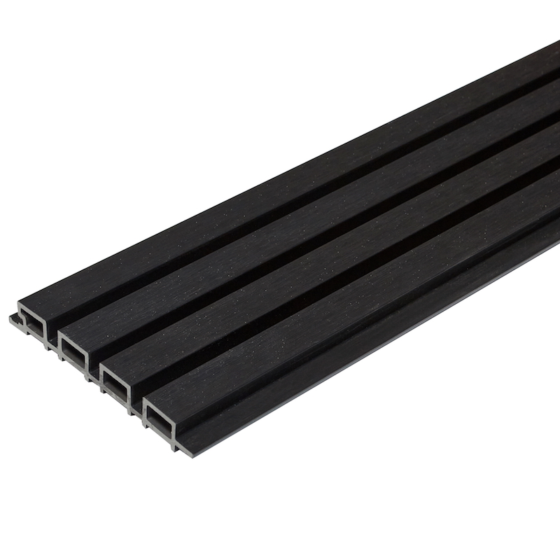 Фасадная реечная панель CM WALL Черное дерево, 26х219х3000 мм