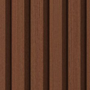 Фасадная реечная панель Woodvex Lines Milk Chocolate