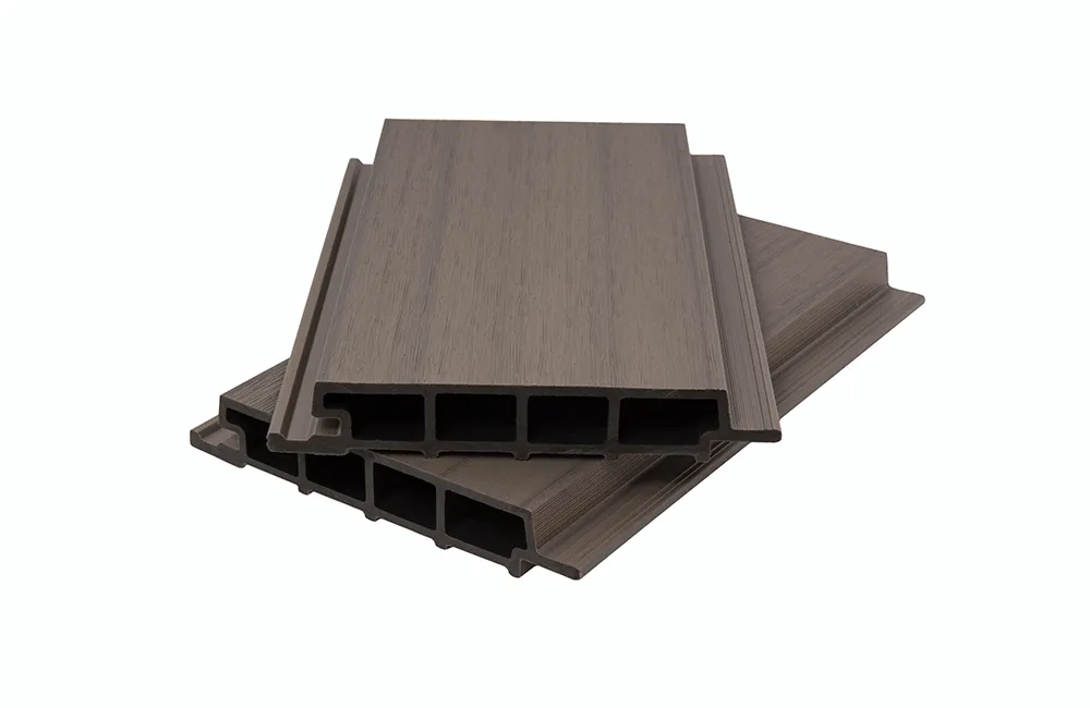 Фасадная панель сплошная Polivan Nusadua, Светло-серый микс, 3600*200*33 мм