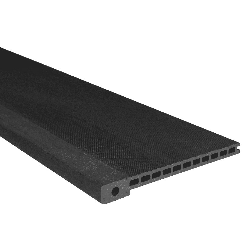 Ступень CM Stair, 3000x305x25мм, Эбонит (серый)