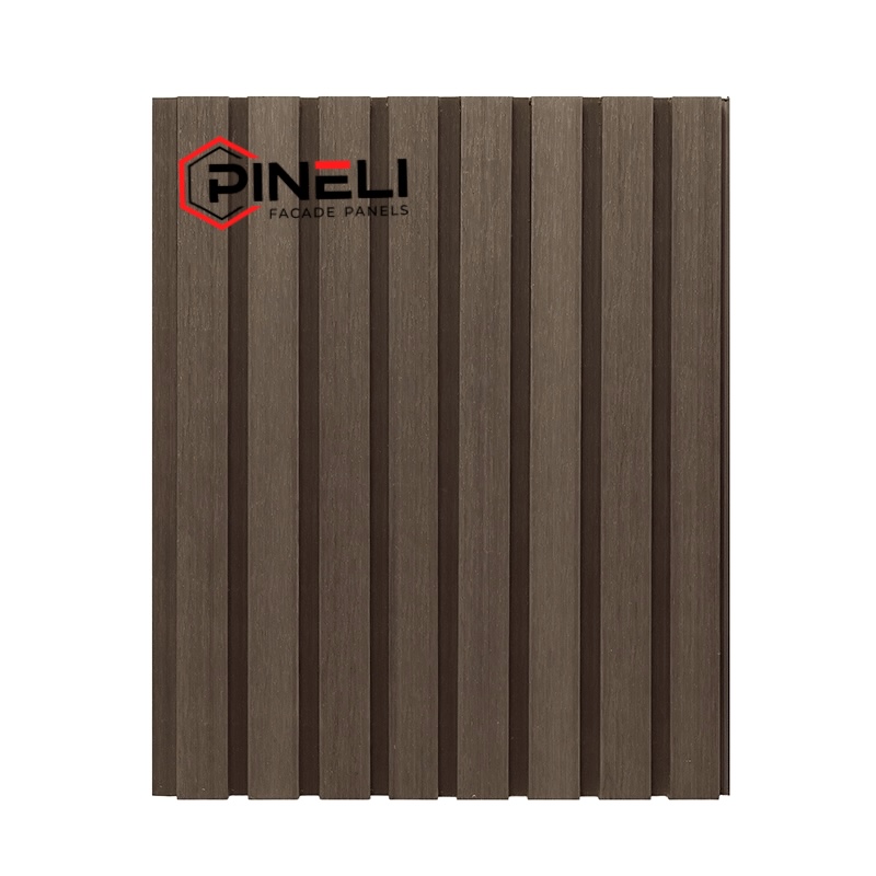 Реечная фасадная панель Pineli Classic, 219х26x3000 мм, Венге