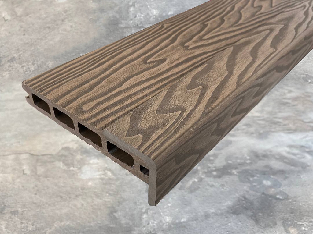 Угол EasyDecking Wood-Х 50х50х3010 Венге 3D