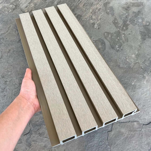 Фасадная реечная панель EasyDecking Wood-X Слоновая кость,  219х26мм