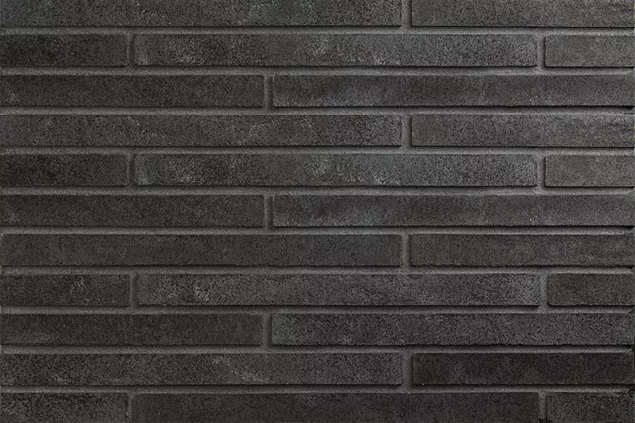Фасадная ригельная плитка Wandermode Armschwung Schwarzer Samt, 500x40x20 мм (AP100R20)