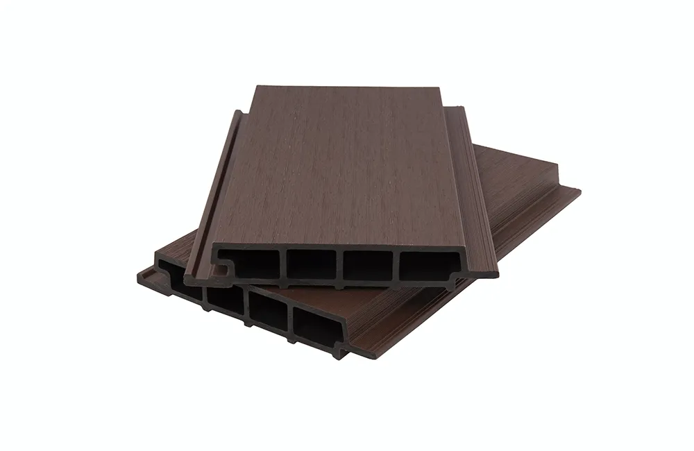 Фасадная панель сплошная Polivan Nusadua, Шоколадный микс, 3600*200*33 мм