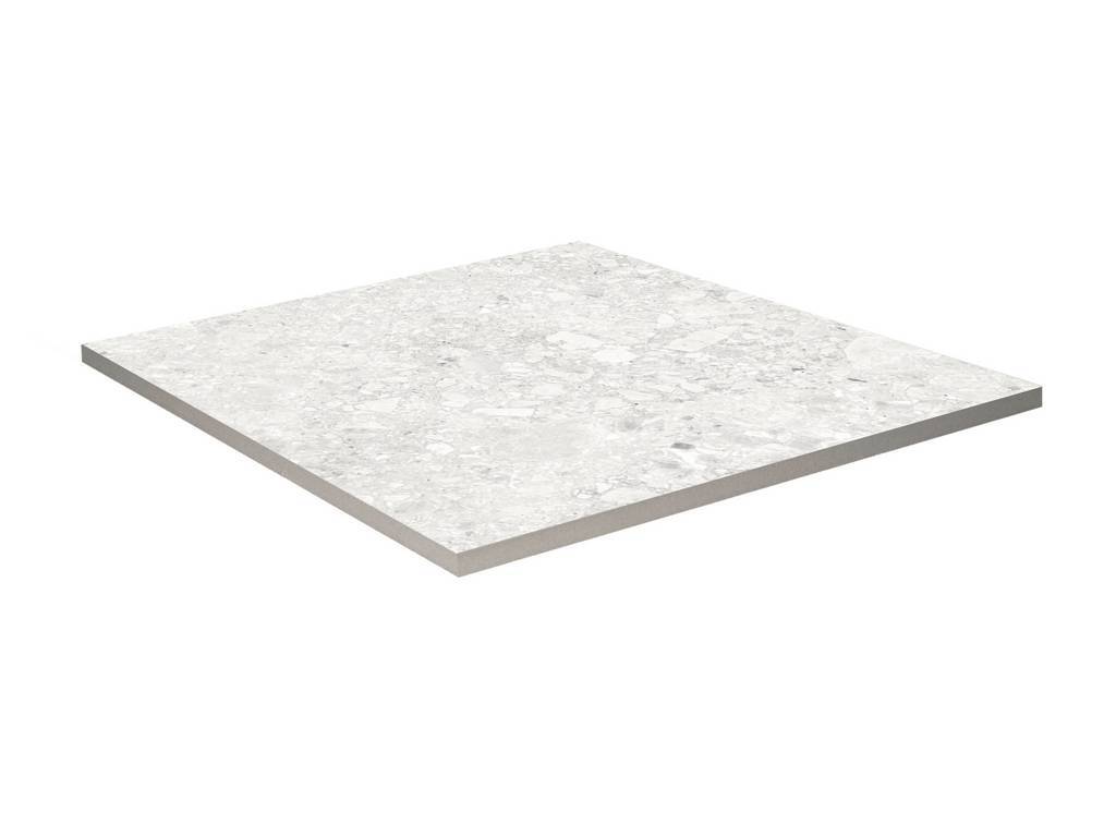 Керамогранит, террасная пластина Terraslab Reload White Base 600x600х20мм