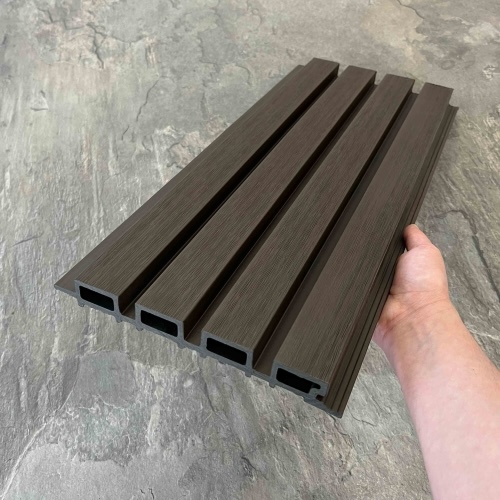 Фасадная реечная панель EasyDecking Ко-Экструзия 219х26х4010 Каштан