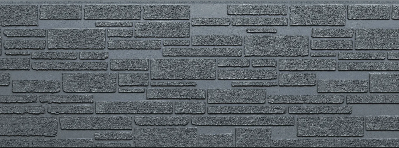 Фиброцементная панель 1480х360х15 мм, A1-7024 (Графит)