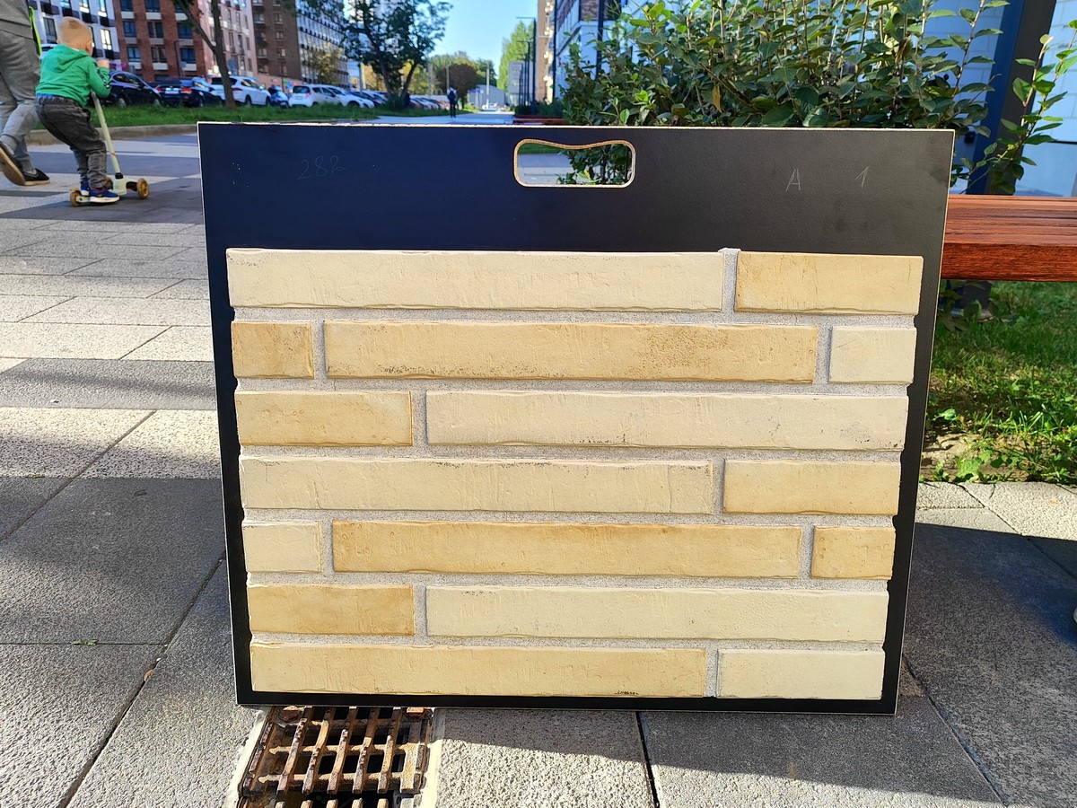 Плитка под кирпич для вентилируемого фасада Lifebrick 430*50*25 мм, Long НВФ 100 Mix