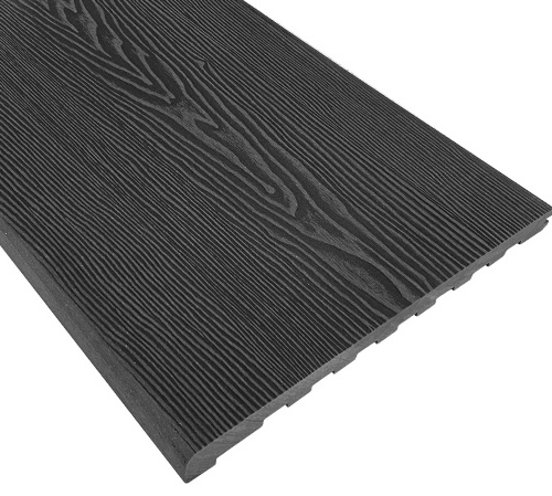 Ступень EasyDecking Wood-Х Черный, 348х22 мм