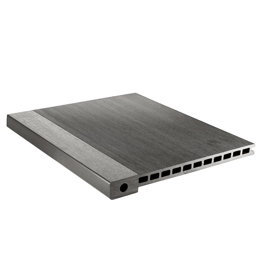 Ступень CM Stair, 3000x305x25мм, Эбонит (серый)