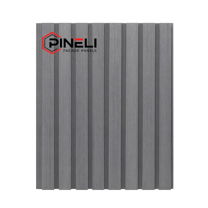 Реечная фасадная панель Pineli Classic, 219х26x3000 мм, Серый