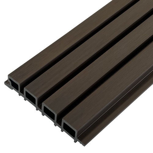 Фасадная реечная панель EasyDecking Ко-Экструзия 219х26х4010 Каштан