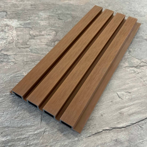 Фасадная реечная панель EasyDecking Ко-Экструзия 219х26х4010 Тик