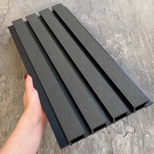 Фасадная реечная панель EasyDecking Wood-X Черный, 219х26 мм