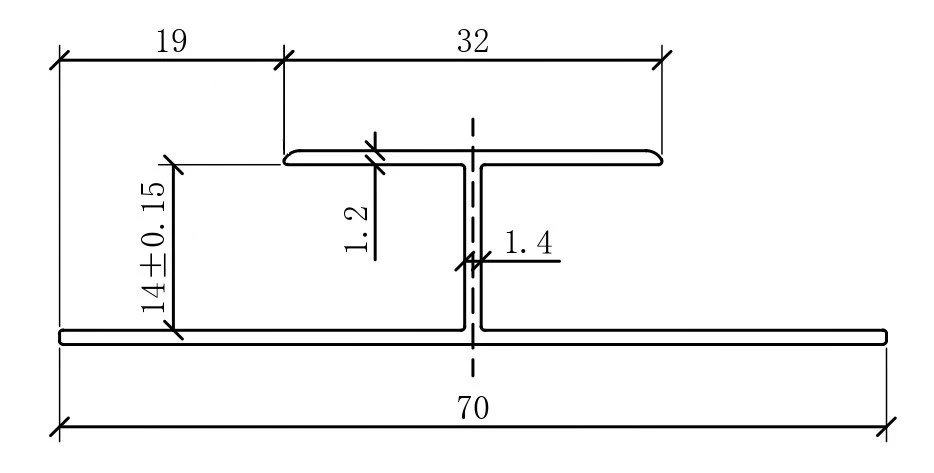 H профиль из алюминия для стеновой реечной панели Polivan Nusadua