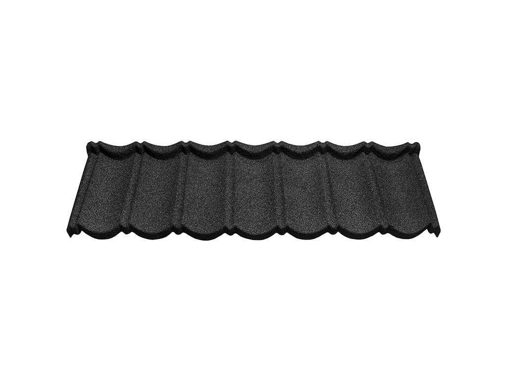 Композитная черепица CM Roof Bond Black, 1340*420 мм