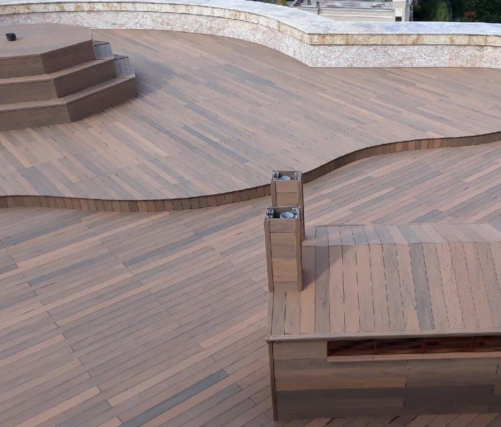 Террасная доска Bruggan Multicolor Wenge 140х19х4000мм