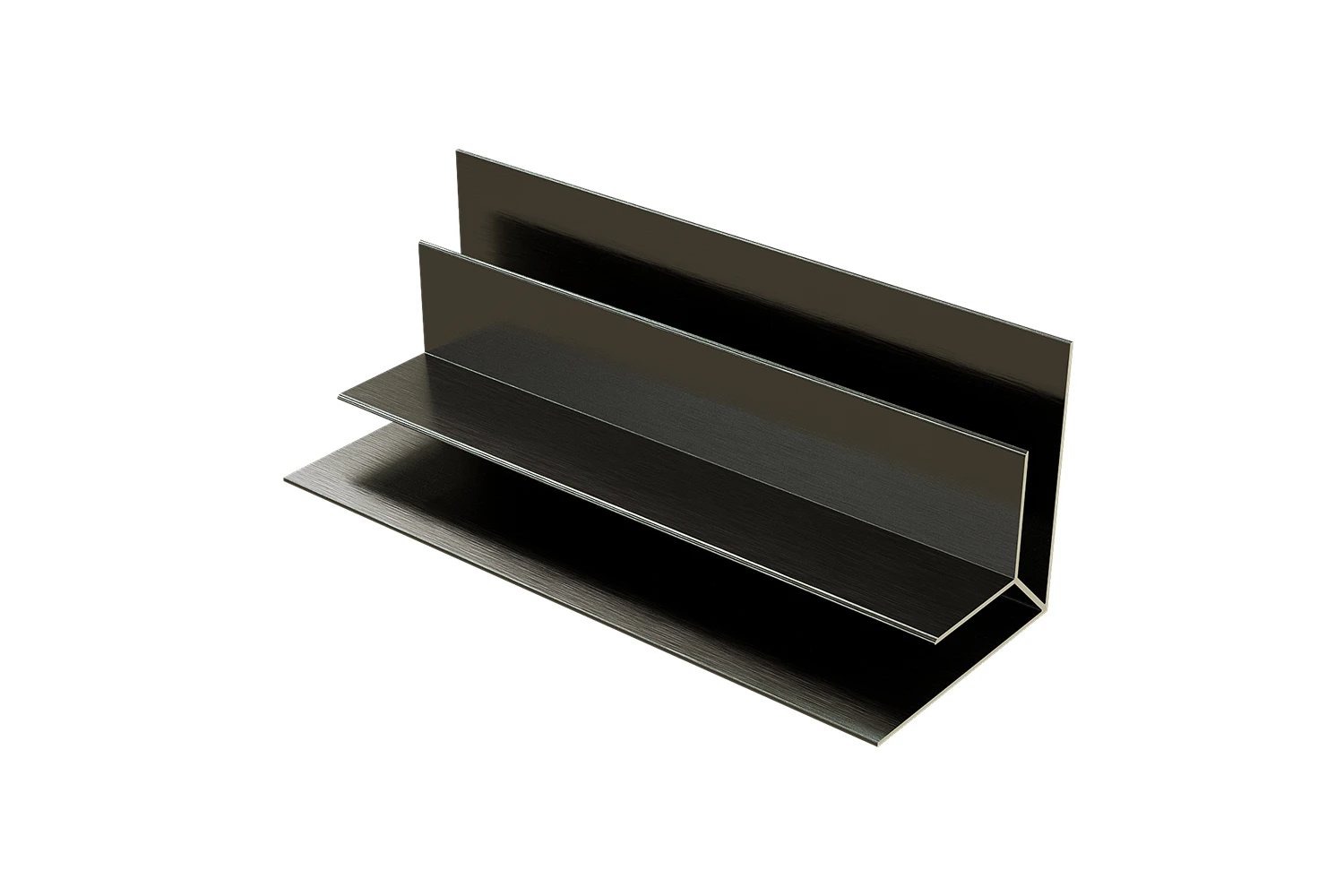 Угол внутренний из алюминия для стеновой реечной панели Polivan Nusadua