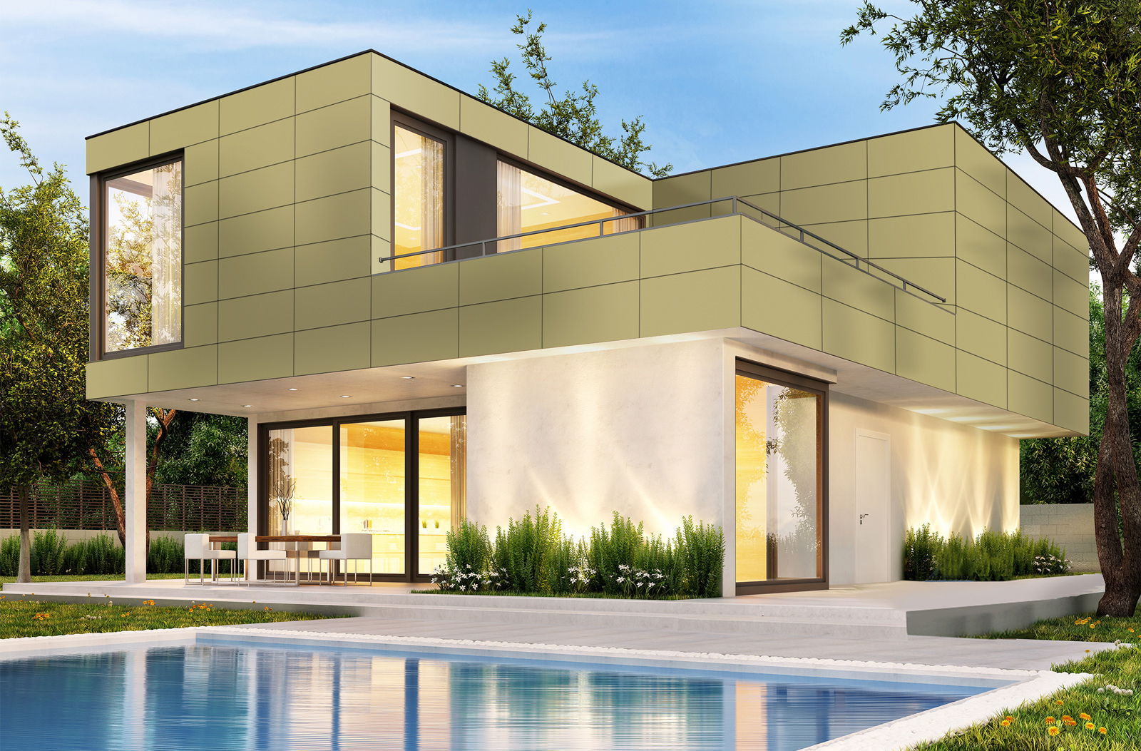 HPL-панель Greenlam Clads Sage, 3050*1300*6 мм