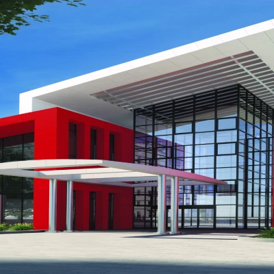 HPL-панель Greenlam Clads Vermilion Red, 3050*1300*6 мм