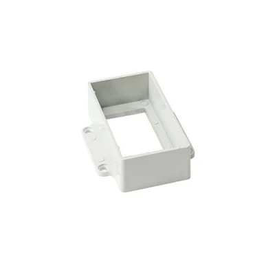 Соединитель перила прямой 90х45 Белое дерево