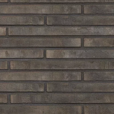 Фасадная ригельная плитка Wandermode Armschwung Schwarzbraun, 500x40x20 мм (AP130R20)
