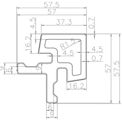 Угол внешний для фасадной панели Polivan Nusadua