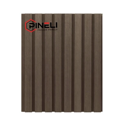 Реечная фасадная панель Pineli Classic, 219х26x3000 мм, Венге