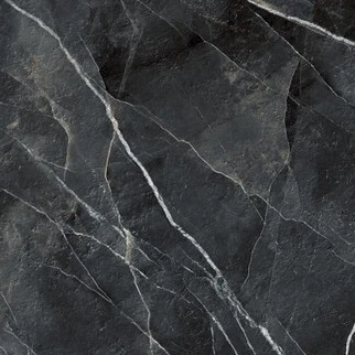 Фасадный керамогранит Laminam Diamond Calacatta Black Bocciardato 1200x3000х5,8 мм