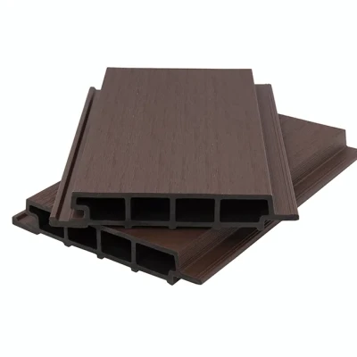 Фасадная панель сплошная Polivan Nusadua, Шоколадный микс, 3600*200*33 мм