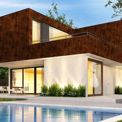 HPL-панель Greenlam Clads Ferrous Cemento, 3050*1300*6 мм