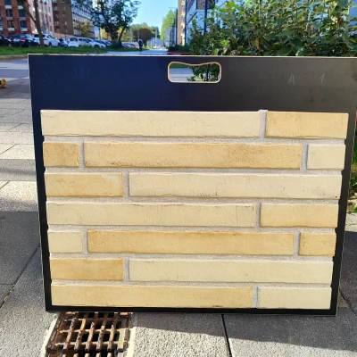 Плитка под кирпич для вентилируемого фасада Lifebrick 430*50*25 мм, Long НВФ 100 Mix