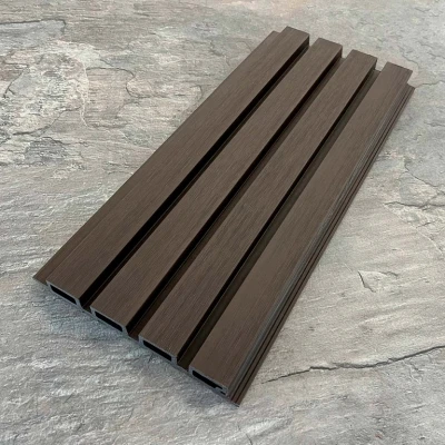 Фасадная реечная панель EasyDecking Ко-Экструзия 219х26х4010 Каштан