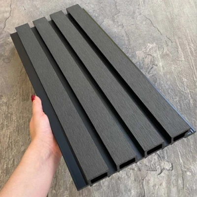 Фасадная реечная панель EasyDecking Wood-X Черный, 219х26 мм