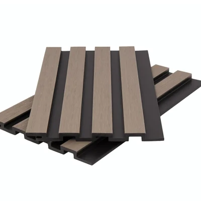 Стеновая реечная панель Polivan Nusadua, Темно-серый, 3600*177*13 мм