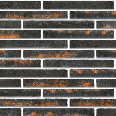 Фасадная плитка Wandermode Armschwung Schwarzes Feuer, 440x52x20 мм (AP090L20)