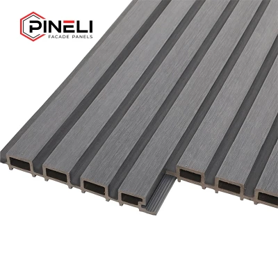 Реечная фасадная панель Pineli Classic, 219х26x3000 мм, Серый