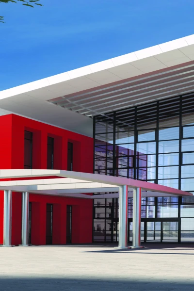 HPL-панель Greenlam Clads Vermilion Red, 3050*1300*6 мм