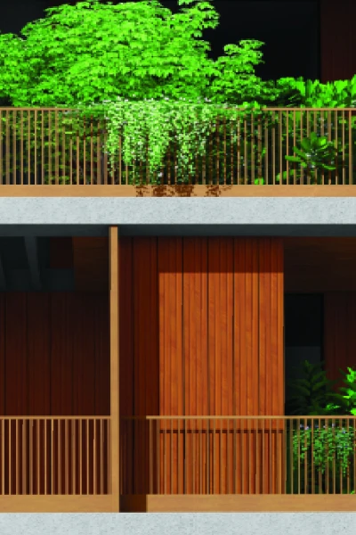 HPL-панель Greenlam Clads Nova Slat, 3050*1300*6 мм